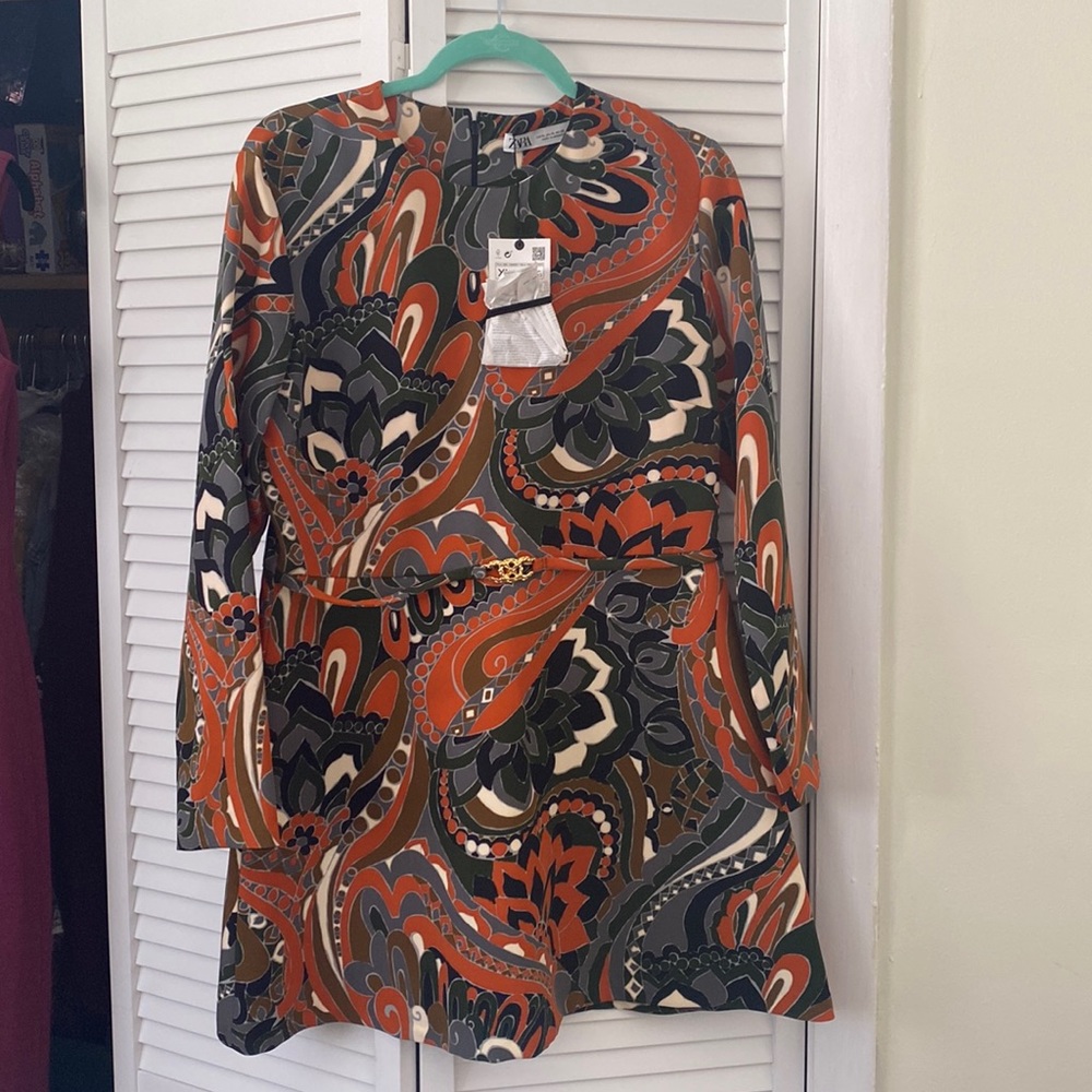 NWT Retro Style Zara Mini Dress